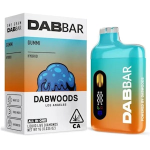 DABWOODS - DABWOODS DABBAR 2.0 LIQUID DIAMOND 1G GUMMI - PROMO