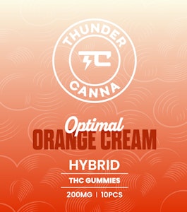 Thunder Canna - Orange Cream Gummies 200MG