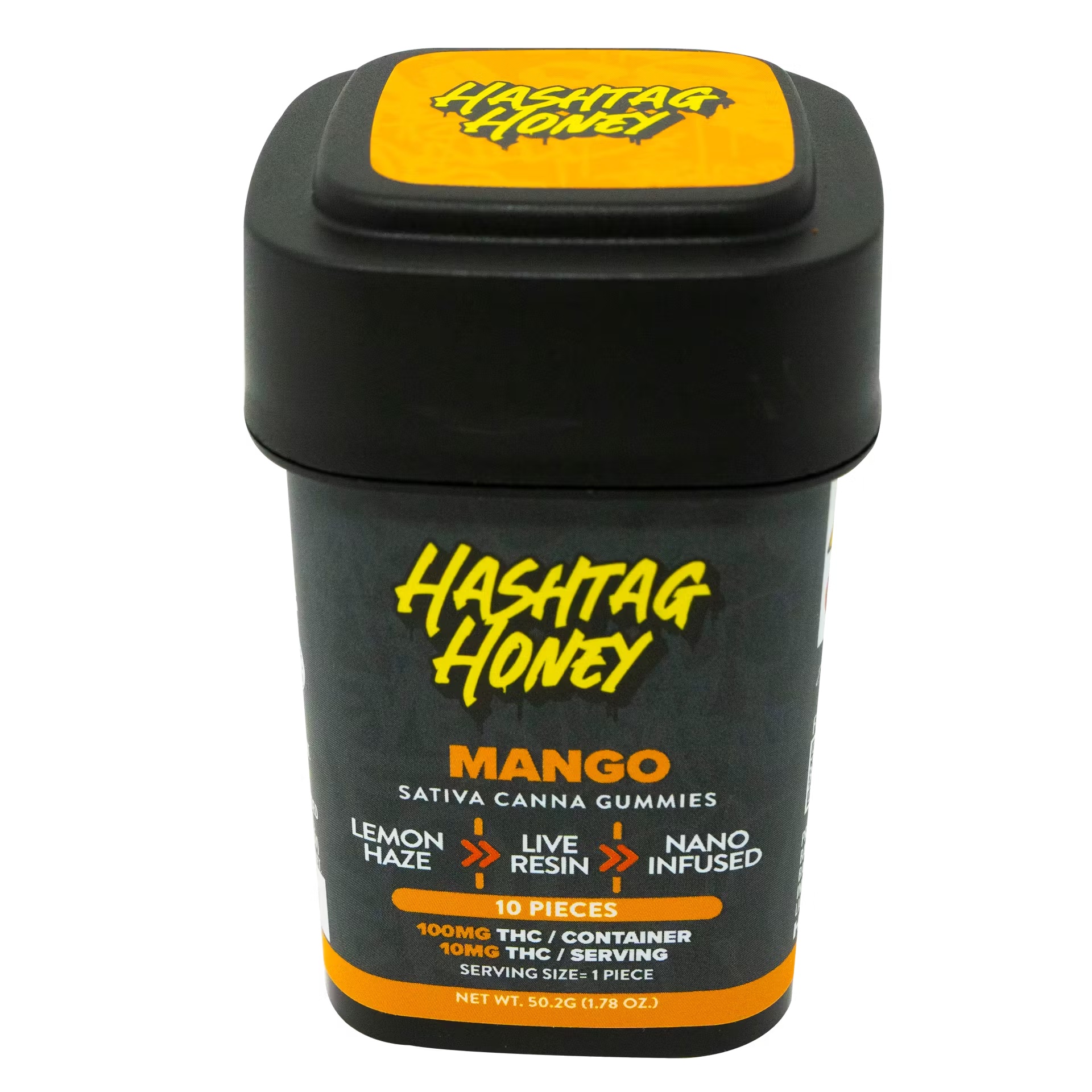 Mango - Live Resin Nano Infused Gummies 10pk