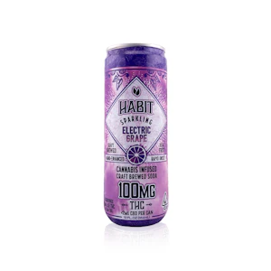 Habit - HABIT - Drink - Electric Grape Sparkling Soda - 100MG