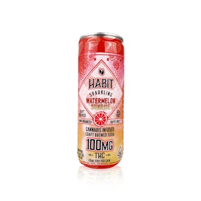 HABIT - Drink - Watermelon Sunrise - Sparkling Soda - 100MG