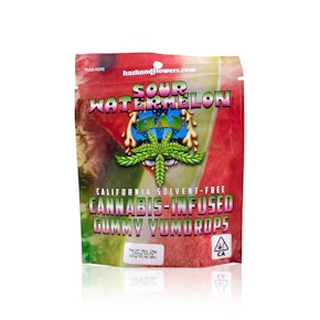 HASH AND FLOWERS - Edible - Sour Watermelon - Gummies - 100MG