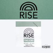 Rise Transdermal Patch 4:1 THC:CBD 50mg