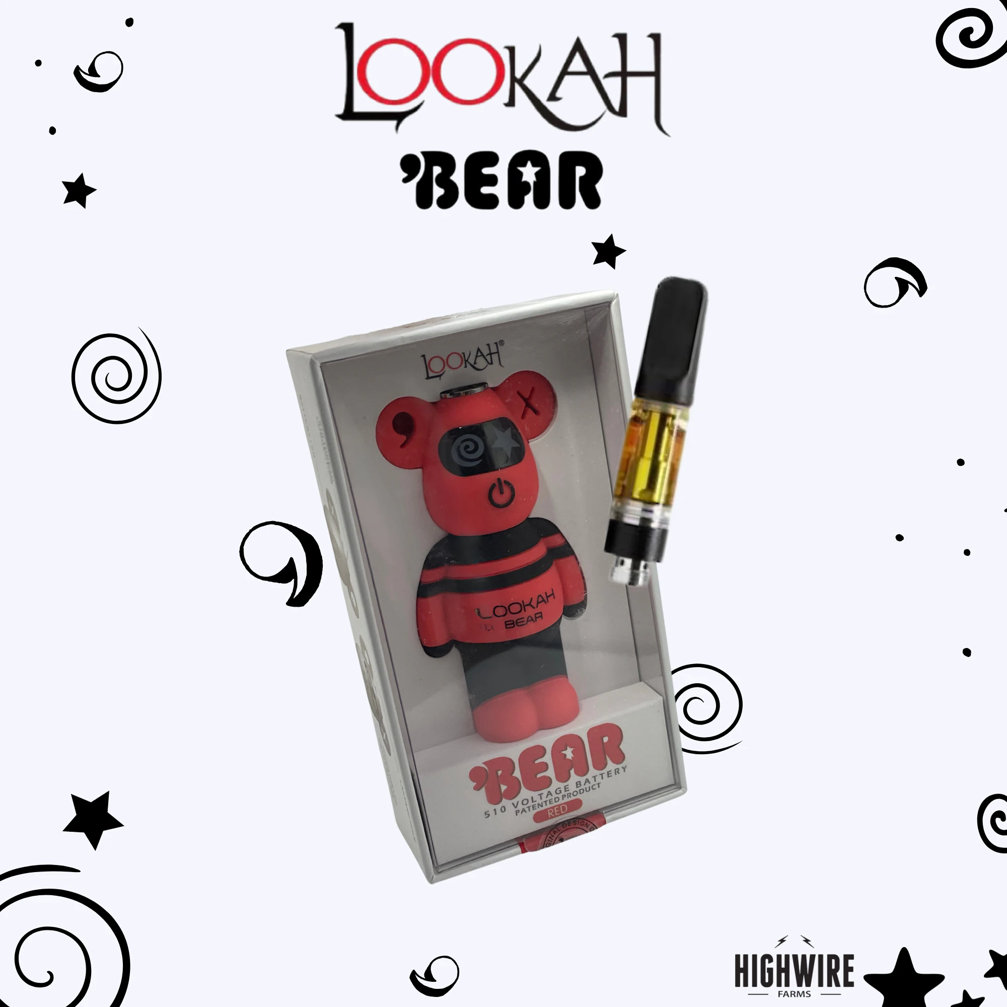 Luv Buds - Lookah Bear 510 Battery Main Image