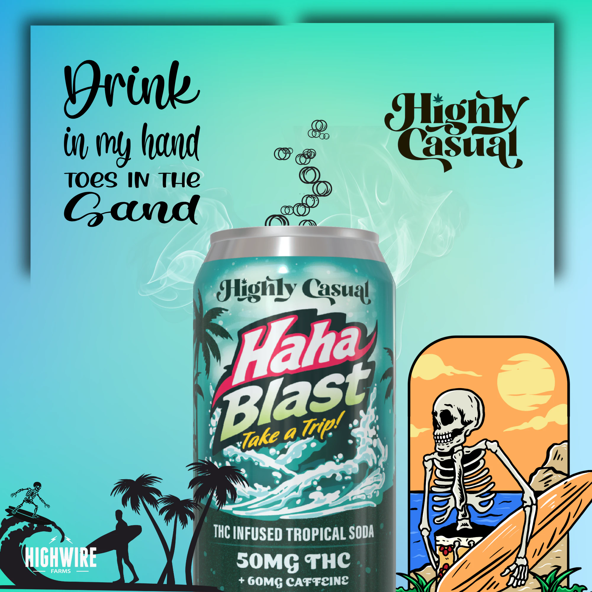 Highly Casual - Highly Casual Haha Blast Soda 50mg Main Image