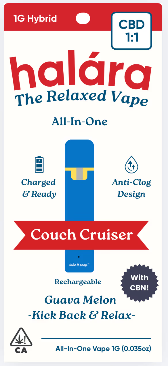 Halara | Couch Cruiser CBD 1:1 | All-In-One