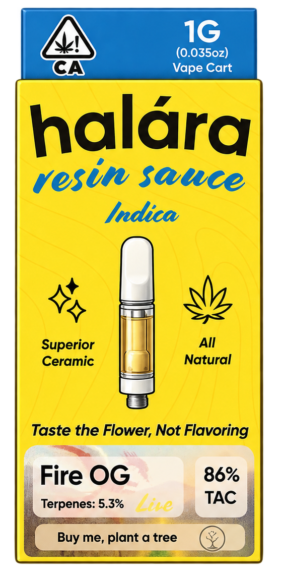 Halara | Fire OG | Live Resin Cartridge