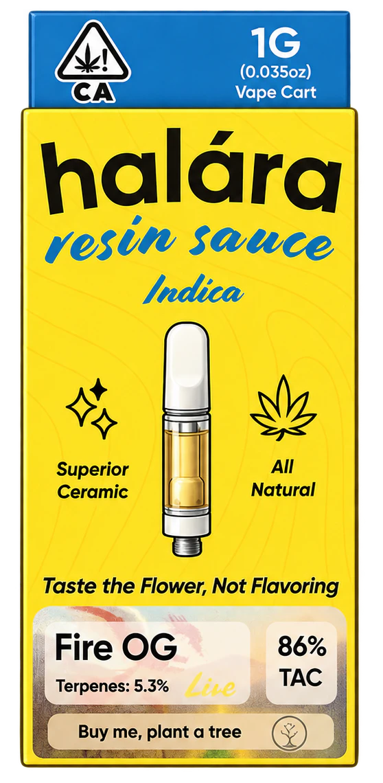 Halara - Halara | Fire OG | Live Resin Cartridge Main Image