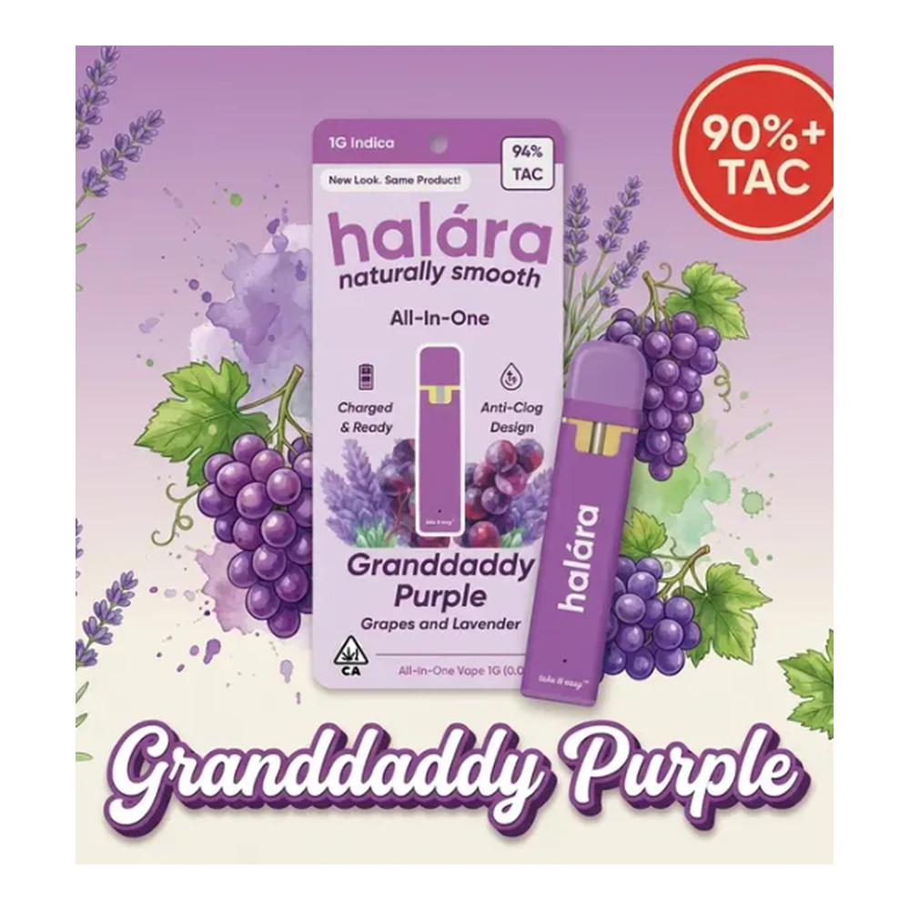 Halara - Halara | Granddaddy Purple | All-In-One Vape | 1g Main Image