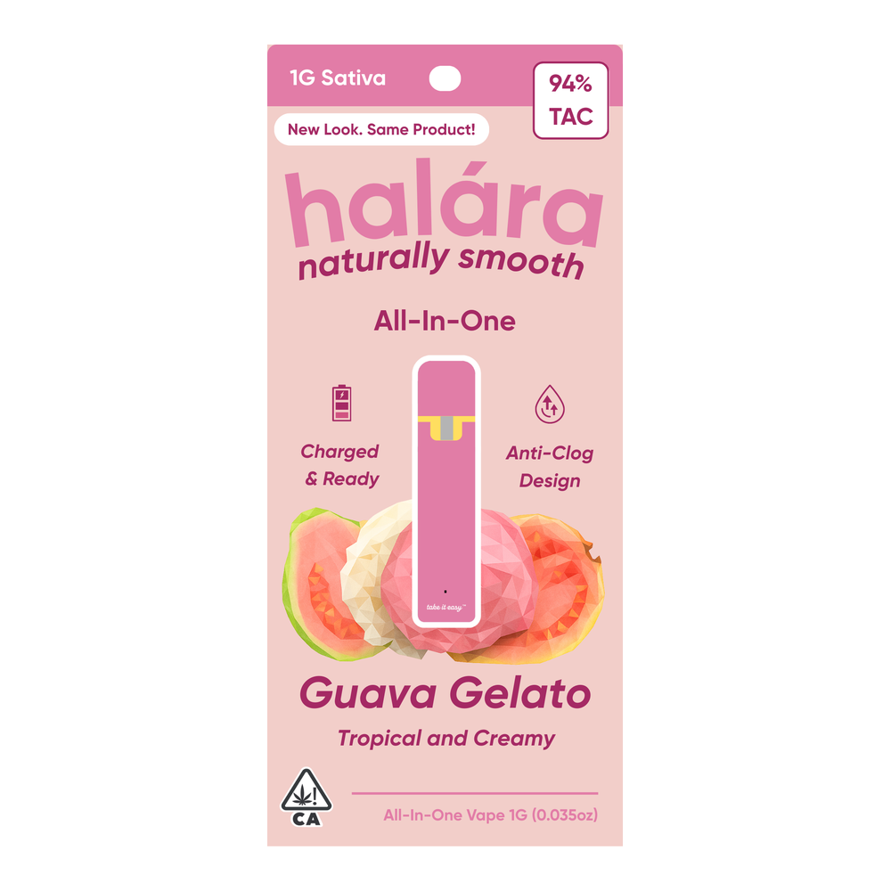 Halara | Guava Gelato | All-In-One Vape | 1g