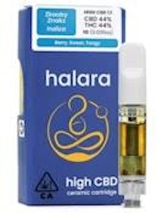 Halara - Halara - 1:1 CBD:THC Zkooby Znackz Cartridge - 1g