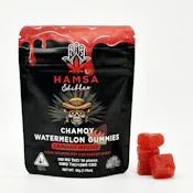 Hamsa 100mg THC - Certified Kosher Nano Gummies - Chamoy Watermelon
