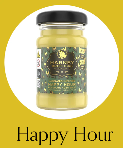 Harney Brothers - Harney Brothers- Rosemary Yuzu Happy Hour Shot- 2oz/5mg THC Main Image