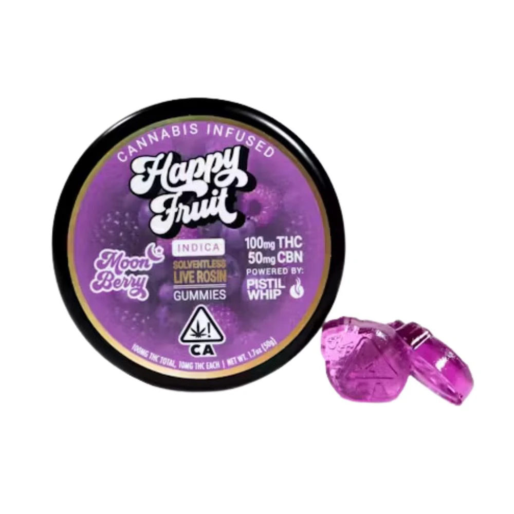 Happy Fruit - MOON BERRY CBN ROSIN GUMMIES 100MG - HAPPY FRUIT Main Image