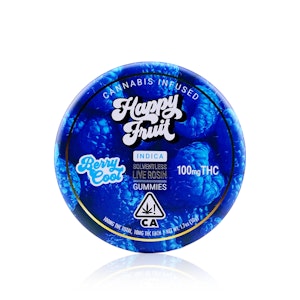 HAPPY FRUIT - HAPPY FRUIT - Edible - Berry Cool - Rosin Gummies - 100MG