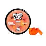 PEACH PARADISE ROSIN GUMMIES 100MG - HAPPY FRUIT