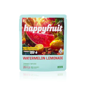 HAPPY FRUIT - Edible - Watermelon Lemonade - Rosin Gummies - 100MG