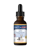 Calm + Coat | CBD Salmon Oil Drops for Dogs | Peanut Butter
