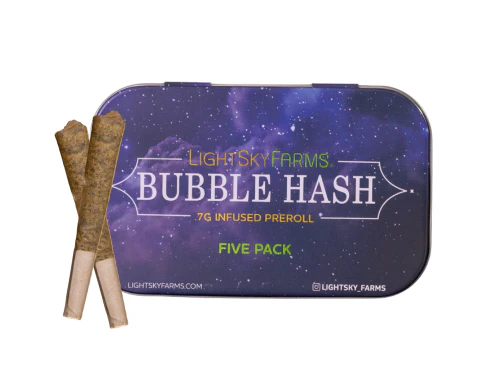 Light Sky Farms - LSF Krampus Kookies Bubble Hash Infused Preroll 0.7g 5pack Main Image