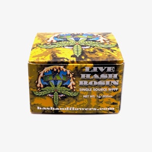 HASH AND FLOWERS - BANANA PUNCH ROSIN 1G - HASH AND FLOWERS