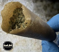 HASH WRAP (1G) - Rainbow Belts (hash .5G) x Green Wave (flower .5G)