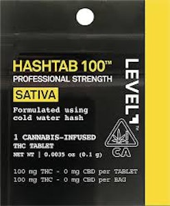 LEVEL - Level Hashtab - 100mg Extra Strength Single - Sativa