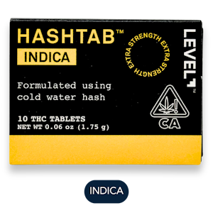 LEVEL+ - Level - Hashtab - Indica - 10pk - 100mg