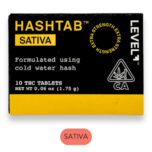 LEVEL+ - Level - Hashtab - Sativa - 10pk - 100mg