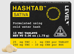 Hashtab Sativa 10-Pack - Level