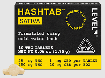 LEVEL+ - Hashtab Sativa 10-Pack - Level
