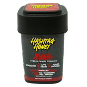 Black Cherry - Jealousy (H) - Live Resin Gummies - Edibles | 10pk x 10mg THC | 100mg | Hashtag Honey