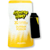 Durban Poison (S) 2g - Vape AIOs - Hashtag Honey