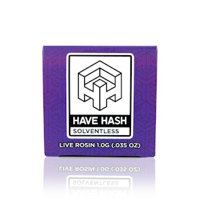 HAVE HASH - Concentrate - Uvas Y Crema - Tier 3 - Live Rosin - 1G