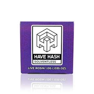 HAVE HASH - HAVE HASH - Concentrate - Uvas Y Crema - Tier 3 - Live Rosin - 1G