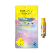 Hawaiian Snow 1g Nucleus Cured Resin Cart - Friendly Brand
