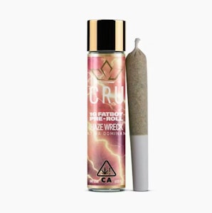 CRU - CRU: Haze Wreck Fat Boy 1g Preroll (S/H)