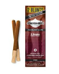 SWISHER - Swisher - Hazelnut Cafe 3g Infused Prerolls 2pk