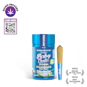 Baby Jeeter Blueberry Kush (I) Rosin Infused Preroll 5pk 2.5g