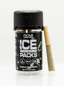 Purple Trainwreck | Rosin Diamond Hash Infused | 5pk