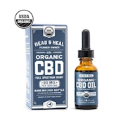 Head and Heal | Organic CBD Full Spectrum Oil 2400mg | Natural