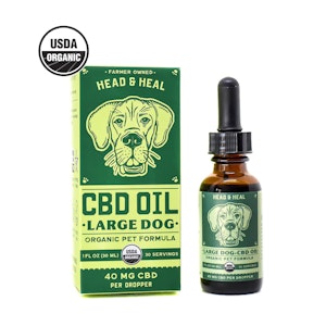 HEAD & HEAL - CBD Oil | 1200MG, Large Dog