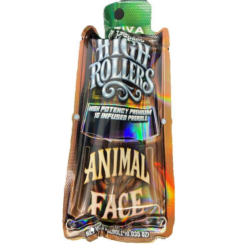 High Rollers - Animal Face (1G) | Infused Preroll | Sativa Main Image