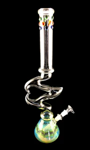 Clix2Buy - 24" Heart Zong Fumed Beaker Water Pipe