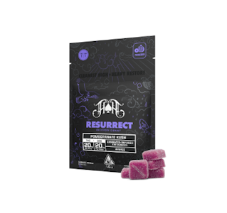 HEAVY HITTERS - [Heavy Hitters] CBG Gummies - 100mg - 1:1"Resurrect" Pomegranate Kush (H)