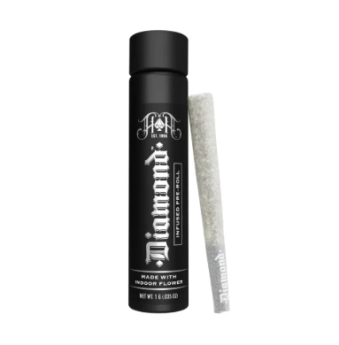 Heavy Hitters - Heavy Hitters Infused Preroll 1g Black Haze Main Image