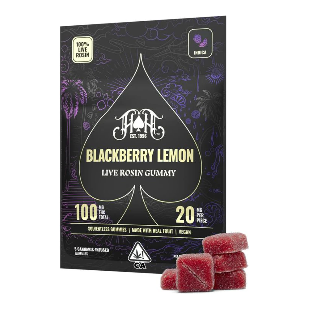 Heavy Hitters - Heavy Hitters | Blackberry Lemon | Live Rosin Gummies | 100mg Main Image