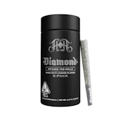 Heavy Hitters - Preroll - Lemonberry Lantz Diamond Infused 5pk - 2.5g