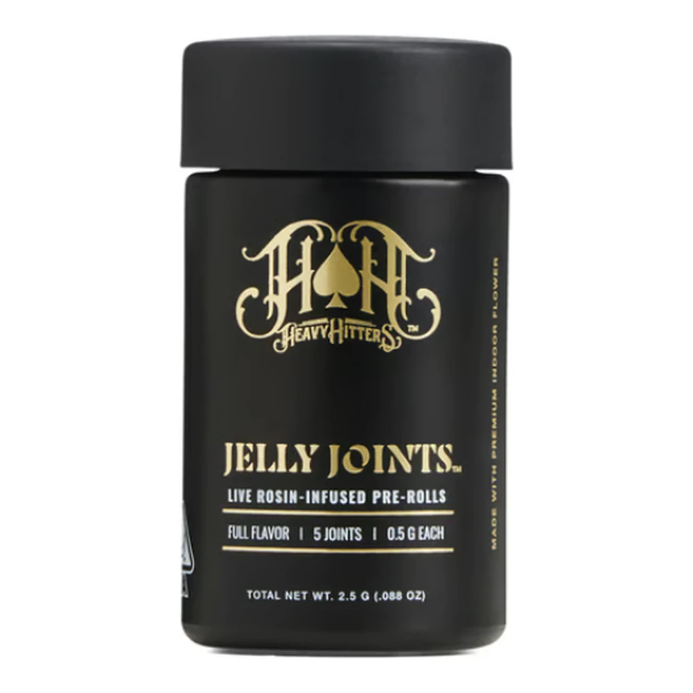 Heavy Hitters - Heavy Hitters | Durban Poison x Catch A Cloud | Live Rosin Jelly Infused Pre-Roll 5pk | 2.5g Main Image