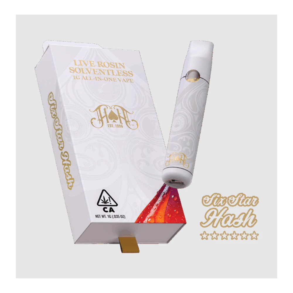Heavy Hitters - Heavy Hitters | Whitethorn Rose | Live Rosin All-In-One Vape | 1g Main Image