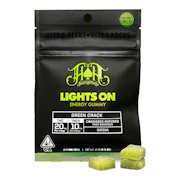 Heavy Hitters | Green Crack 2:1 | Lights On THCV Gummies | 100mg